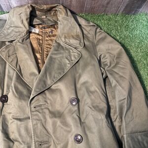 Vintage U.S. Army M-1951 Field Jacket Small Short Olive Green Military‎ Coat